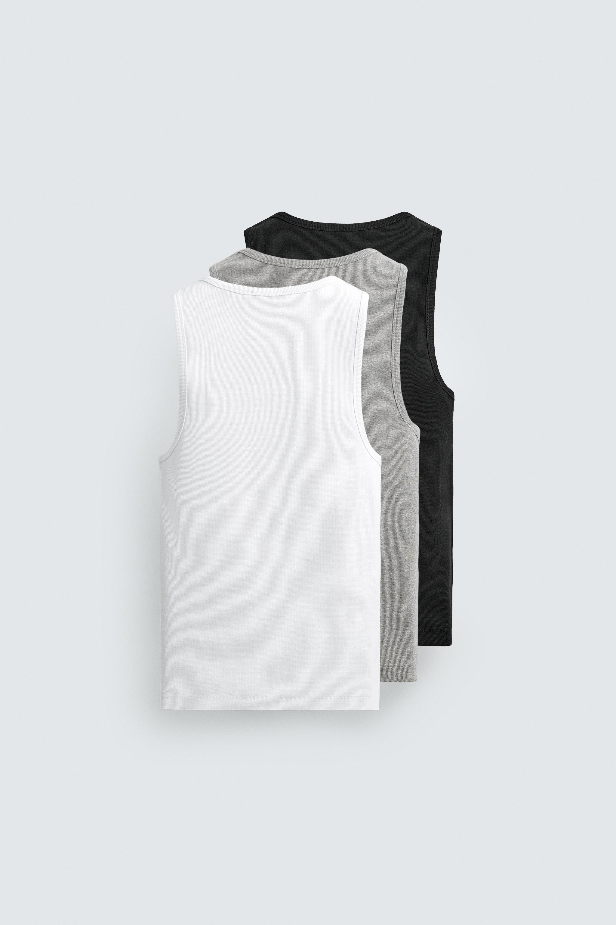 LOT DE 3 DÉBARDEURS SLIM BASIQUES